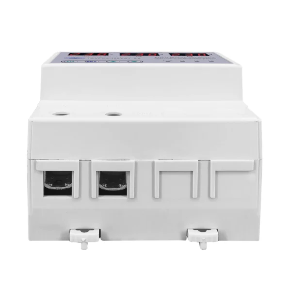 100A 3 phase 3P+N Din rail phase selector Voltmeter with adjustable Over and Under Voltage protection Monitor Relays Protector - Image 6
