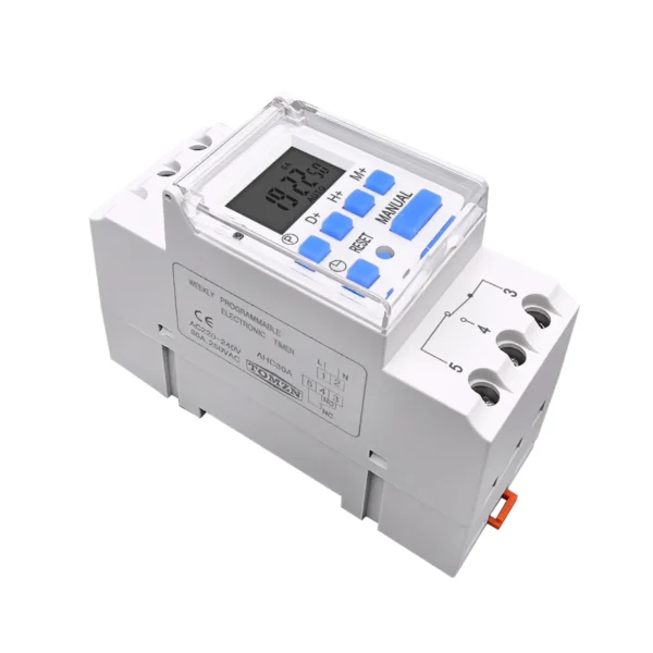 TOMZN 1NO 1NC Din Rail single phase Weekly 7 Days Programmable Digital TIME SWITCH Relay Timer AC 220V 230V 12V 24V 48V 16A - Image 6