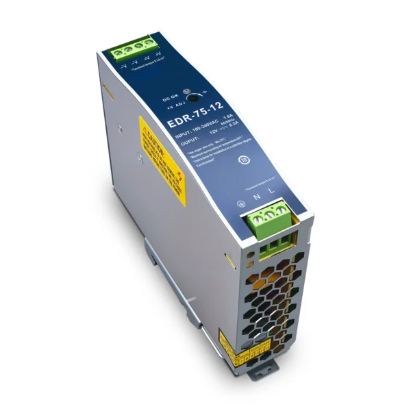 DIN RAIL EDR MDR 20W 60W 75W AC to DC SMPS Output Switching power supply input 100-240V output 5V 12V 15V 24V 36V 48V adjustable - Image 4