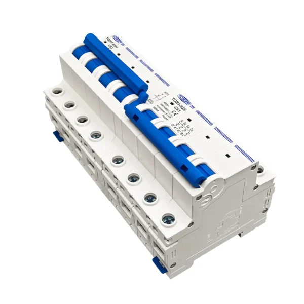 TOMZN 4P + 4P MTS AC Dual power Manual transfer switch Circuit breaker MCB 50HZ/60HZ 63A NEW - Image 3