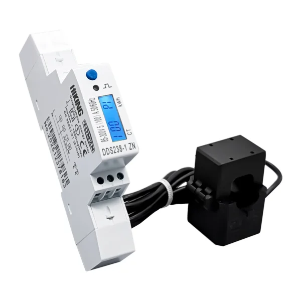 TOMZN Energy Meter CT LCD 85-300V Max 400V 100A 50/60Hz Positive Reverse Active Reactive Energy Voltage Current Hz PF Backlight - Image 5