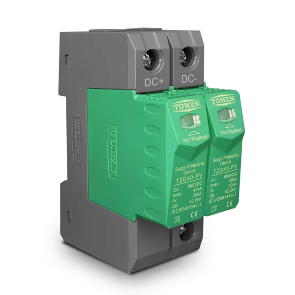 TOMZN SPD DC 500V 600V 800V 1000V 20KA~40KA  House Surge Protector Protective Low-voltage  Arrester Device - Image 3