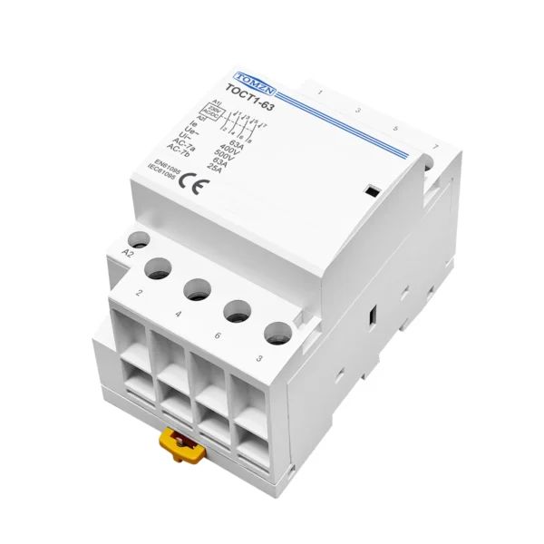 TOCT1 4P 4NO 4NC 2NO2NC Changeover Switch Control ACDC 24V 110V 230V Actual AC 400V 63A Din Rail Small Size Household Contactor - Image 5