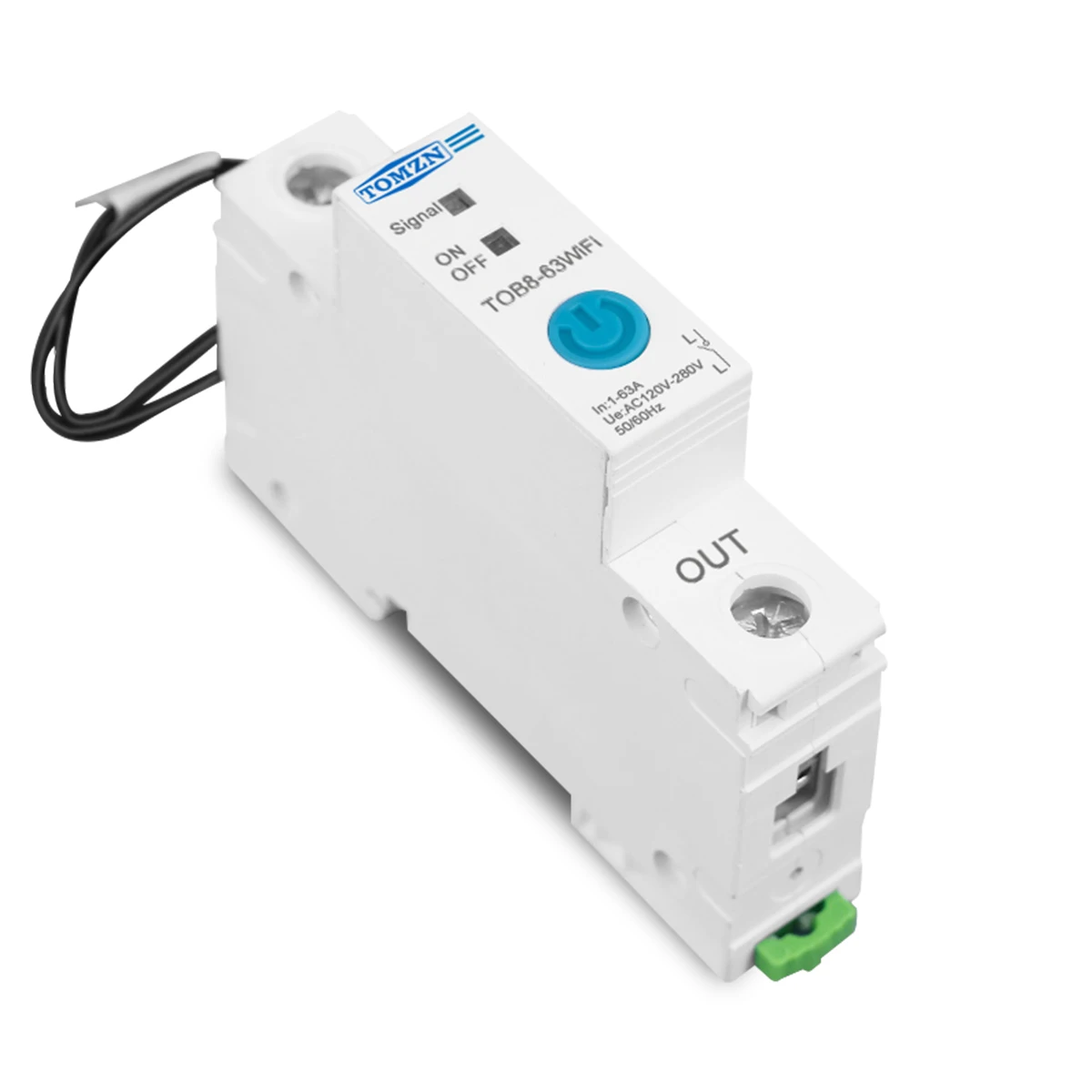 63A L+N ewelink WIFI Smart Switch Energy Meter Kwh Metering Monitoring Circuit Breaker Timer Relay for Smart Home TOMZN - Image 3