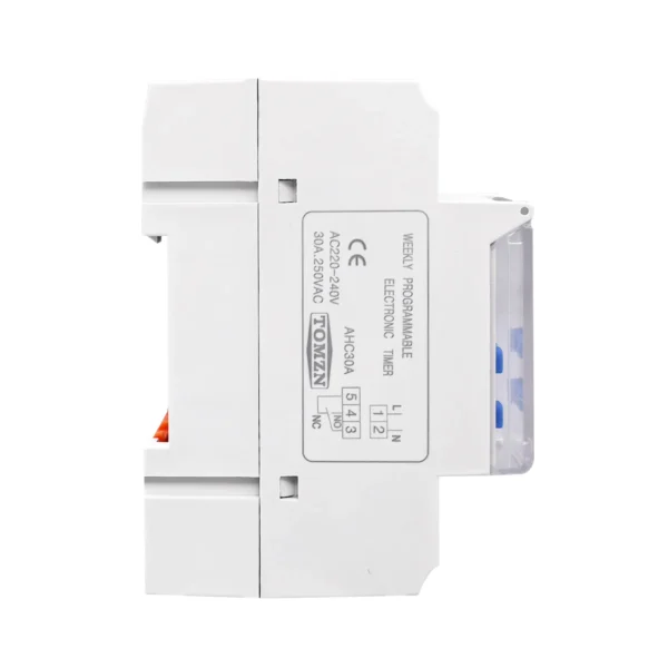 TOMZN 1NO 1NC Din Rail single phase Weekly 7 Days Programmable Digital TIME SWITCH Relay Timer AC 220V 230V 12V 24V 48V 16A - Image 4