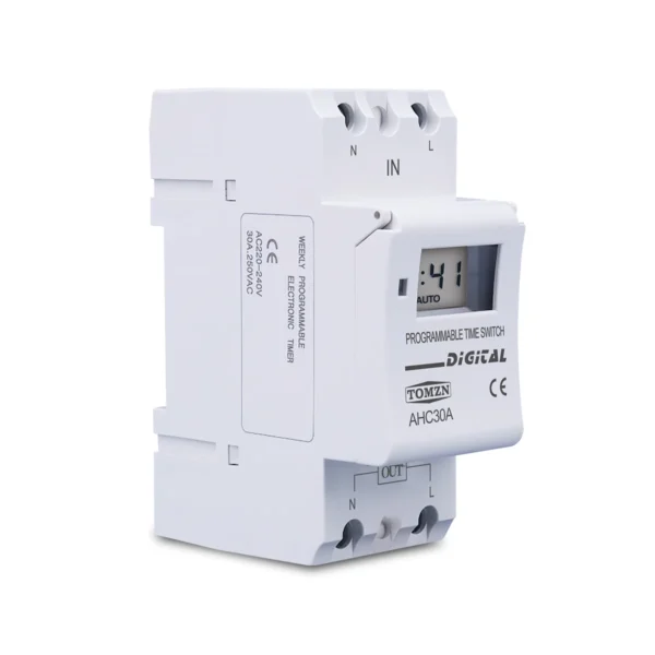 New type Din Rail single phase Weekly 7 Days Programmable Digital TIME SWITCH Relay Timer Control AC 220V 230V 12V 24V 48V 16A - Image 2