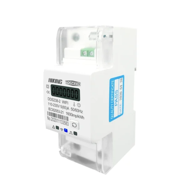Tuya Single Phase 65A Din Rail WIFI Smart Energy Meter timer Power Consumption Monitor kWh Meter Wattmeter SMARTLIFE - Image 6