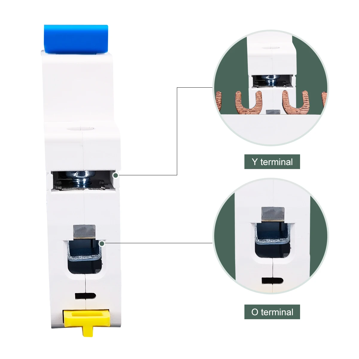 DC MCB 6KA 1P 500V Mini Circuit Breaker 3A 6A 10A 16A 20A 25A 32A 40A 50A 63A Y connection - Image 6