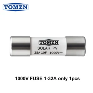 Solar DC 1000V PV Fuse 3A 6A 10A 15A 16A 20A 25A 30A 32A High Voltage for Solar System Protection