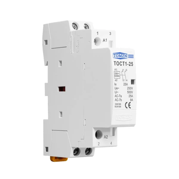 TOCT1 2P 25A AC 220V/230V 50/60HZ Din rail Household ac Modular contactor  110V 230V 24V NO NC - Image 3