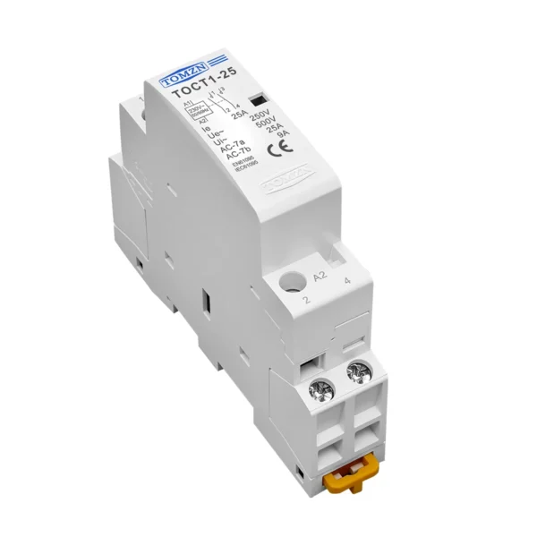 TOCT1 2P 25A AC 220V/230V 50/60HZ Din rail Household ac Modular contactor  110V 230V 24V NO NC - Image 4