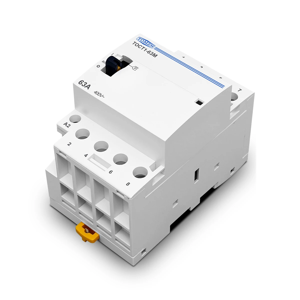 TOCT1 4P 63A 220V/230V 50/60Hz Din Rail Household AC Modular Contactor With Manual Control Switch 4NO or 2NO 2NC or 4NC - Image 3
