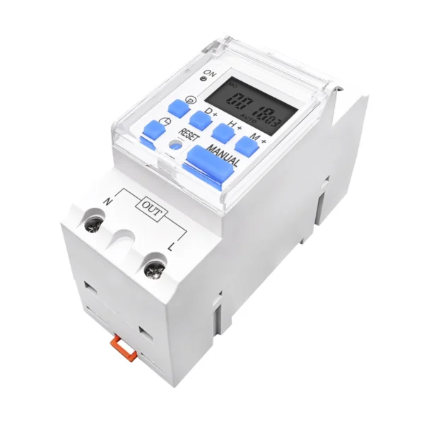 TOMZN AC 220V 230V 12V 24V 48V 16A New type Din Rail single phase Weekly 7 Days Programmable Digital TIME SWITCH Relay Timer - Image 5