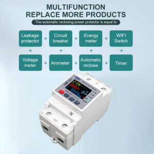 TOMZN TOMPD-100LW AC110V 230V 100A WIFI Smart Multifunctional Protector TUYA Smartlife NTC Temp Measurement Protection Leakage