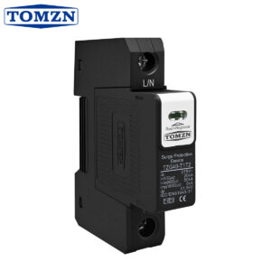 1PCS T1T2 SPD Surge Protective Device Surge Protector TOMZN AC SPD DIN Rail 1P 275V 20-50kA T1 7kA Larger Chip Pluggable
