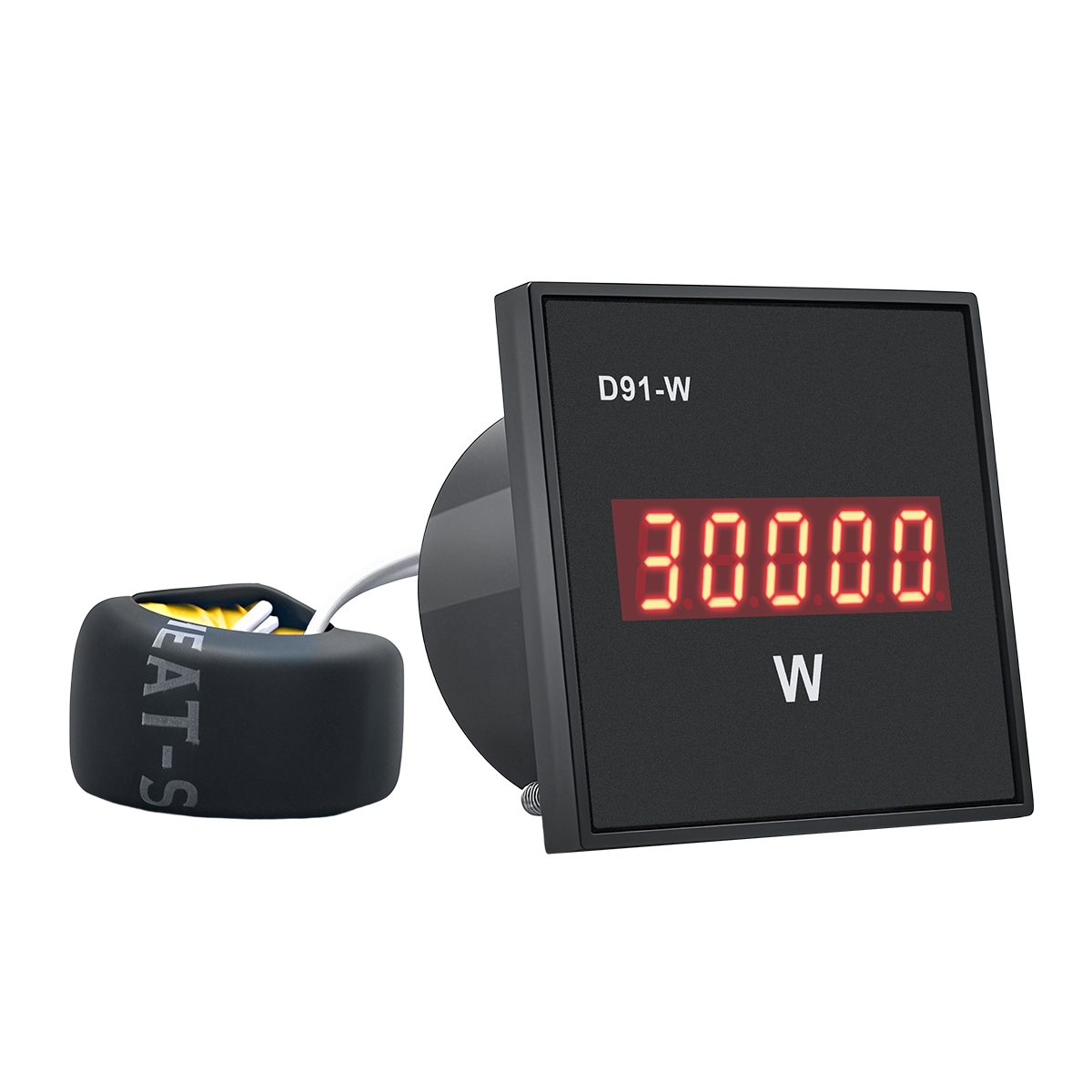 TOMZN Digital AC Active Power Meter 40-300V 0-99.9A 0-30000W 1%±2digits LED Dual Display High Precision Monitor Small Size 45*45 - Image 3